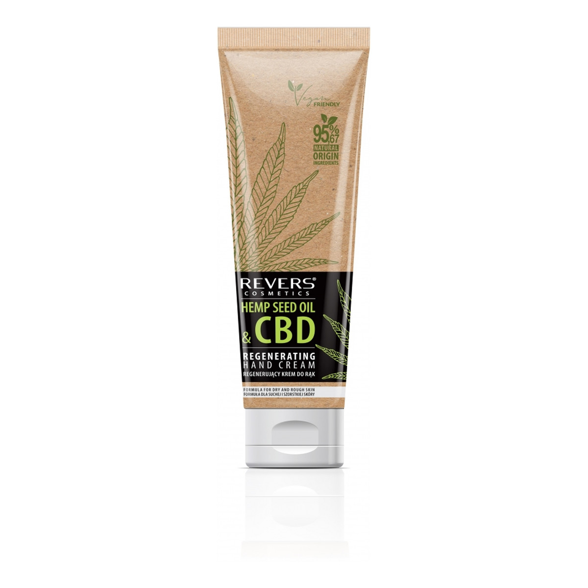 Revers Regenerujący krem do rąk z naturalnym olejem konopnym z CBD 100ml