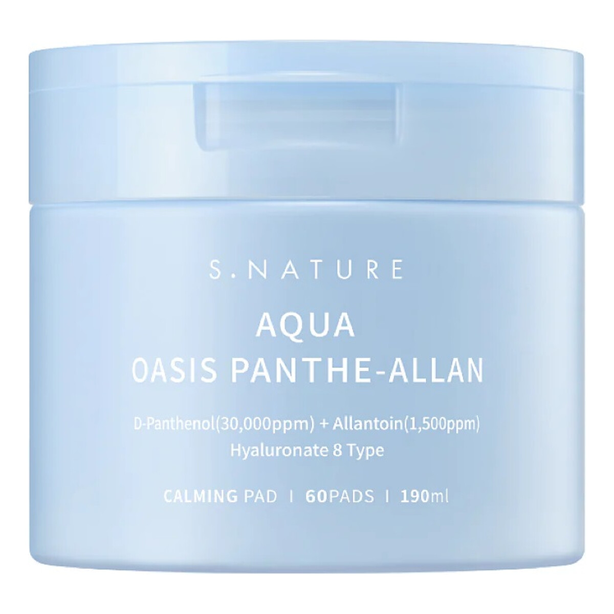 S.Nature Aqua oasis panthe-allan calming pad łagodzące płatki do twarzy 60szt
