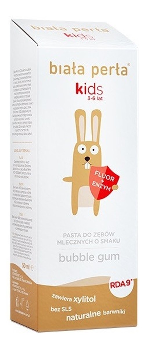 Kids pasta do zębów dla dzieci 3-6 lat