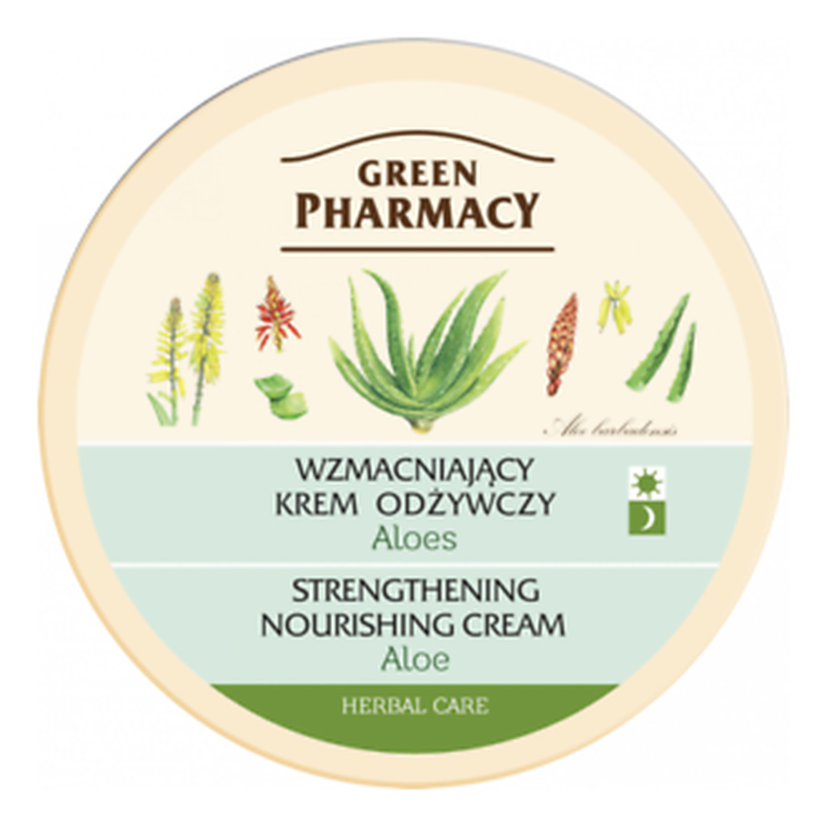 Green Pharmacy Herbal Cosmetics Face Care Wzmacniający Krem Odżywczy Aloes 150ml