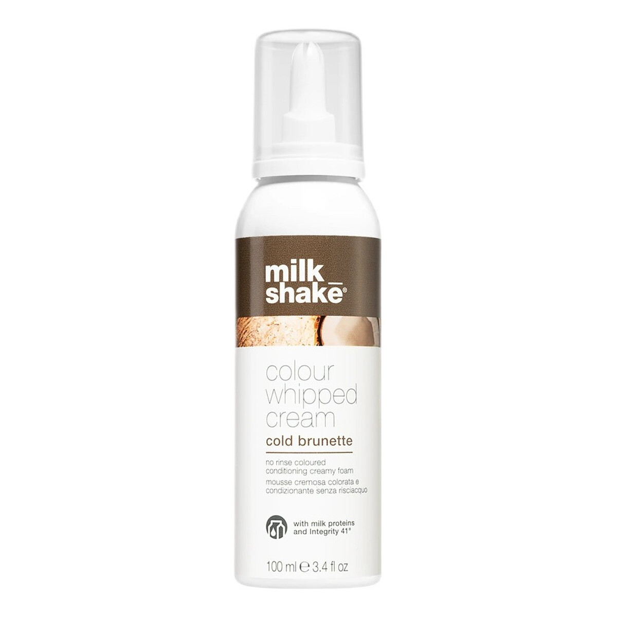 Milk Shake Colour whipped cream pianka koloryzująca do włosów zimny brunatny 100ml
