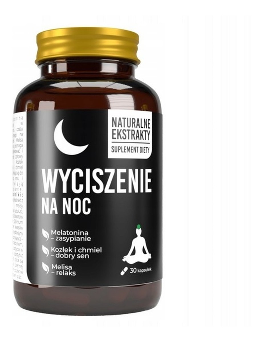 Wyciszenie na noc suplement diety 30 kapsułek