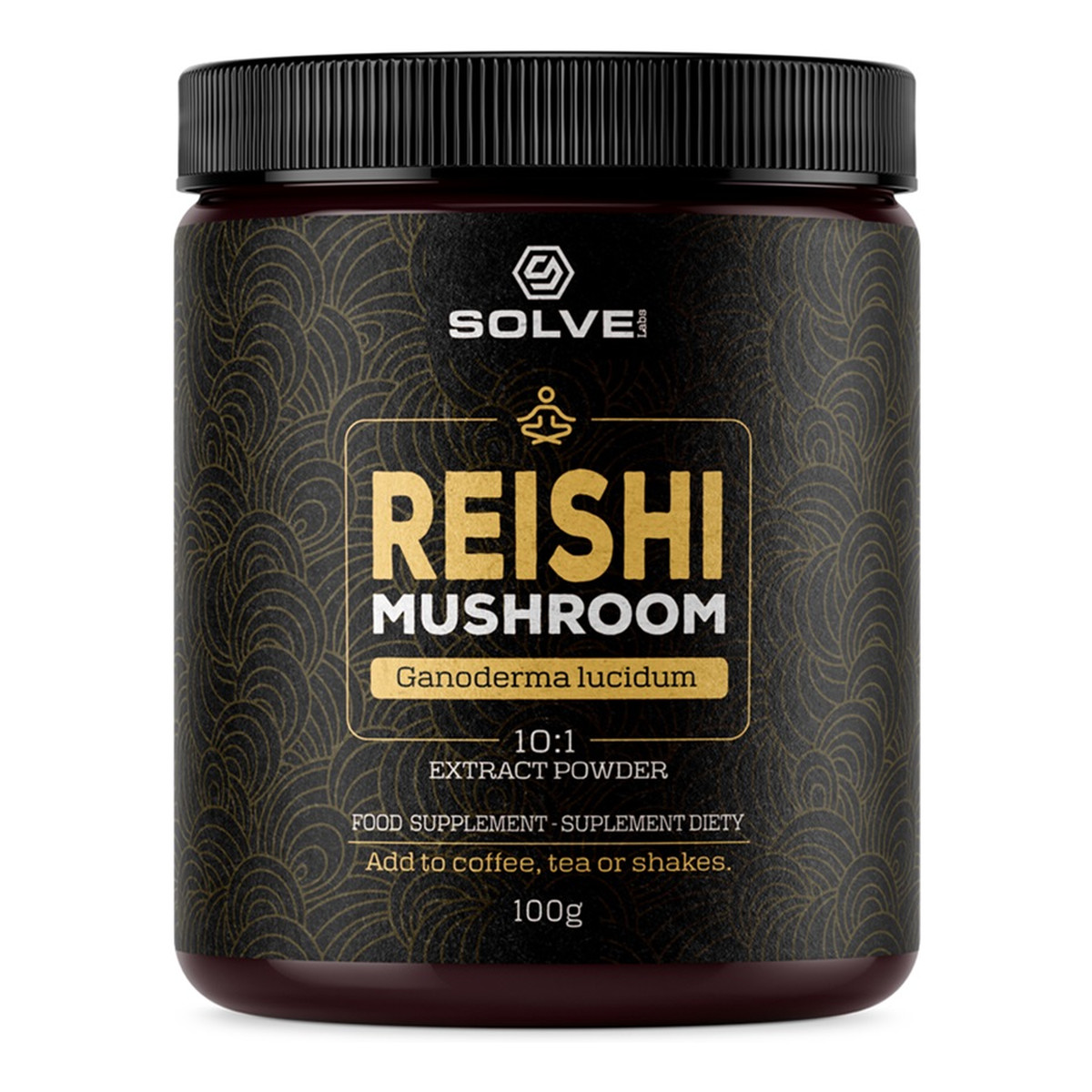 Solve Labs Reishi mushroom suplement diety w proszku 100g