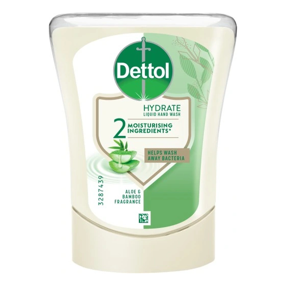 Dettol Antybakteryjne Mydło w płynie wkład do bezdotykowego aplikatora aloes i witamina e 250ml