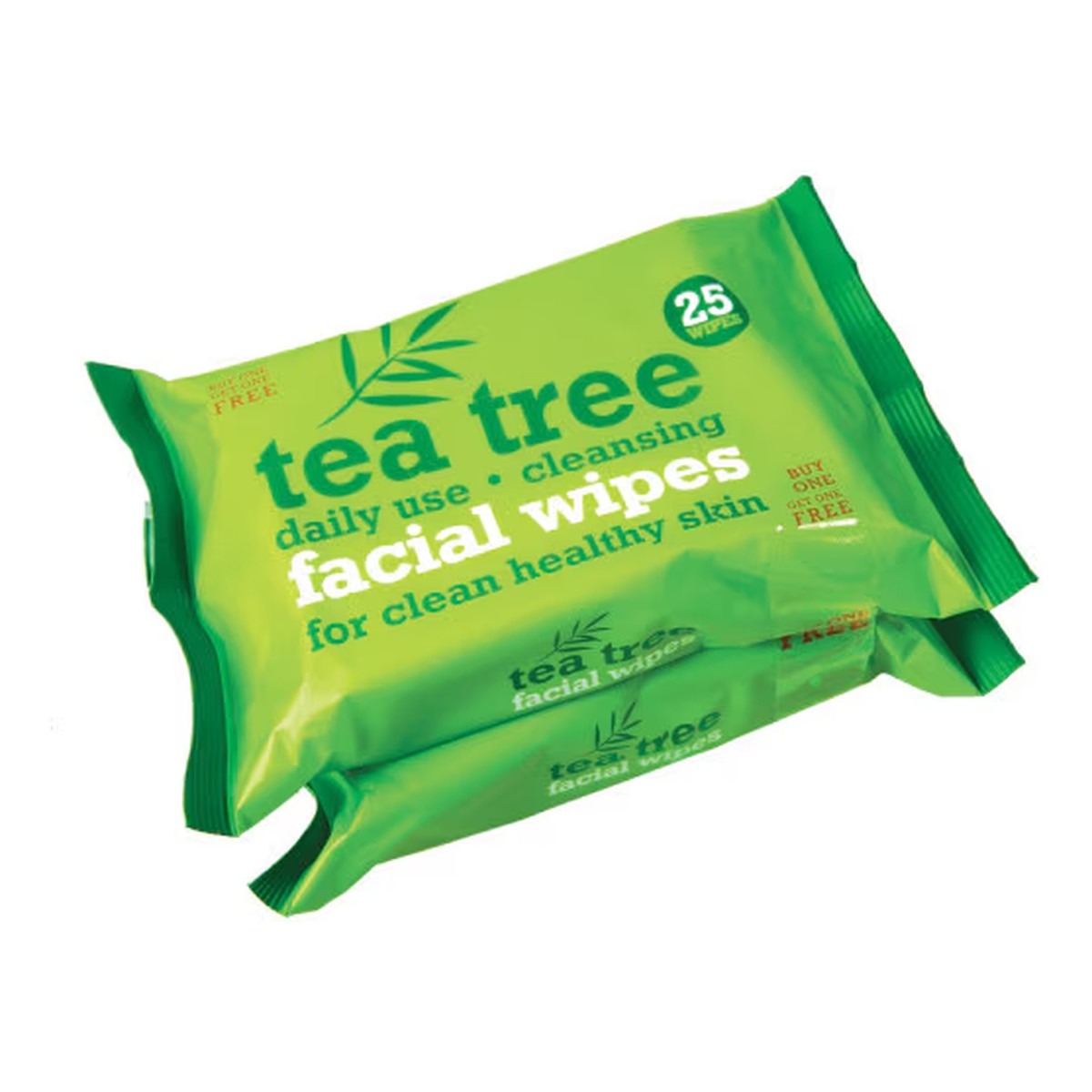 Xpel Tea Tree Odświeżające Chusteczki Do Twarzy 2x25 szt