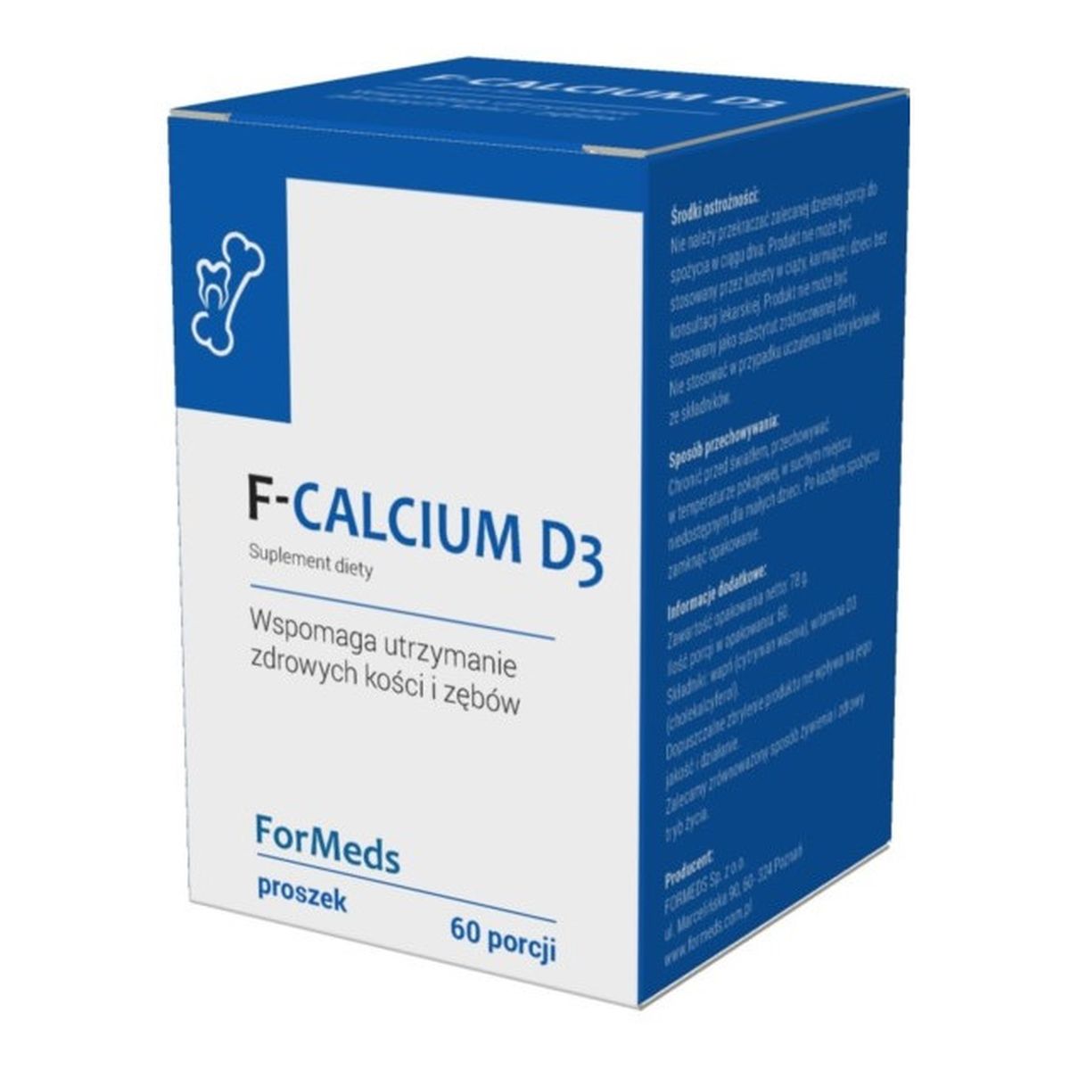Formeds F-calcium d3 suplement diety w proszku 78g