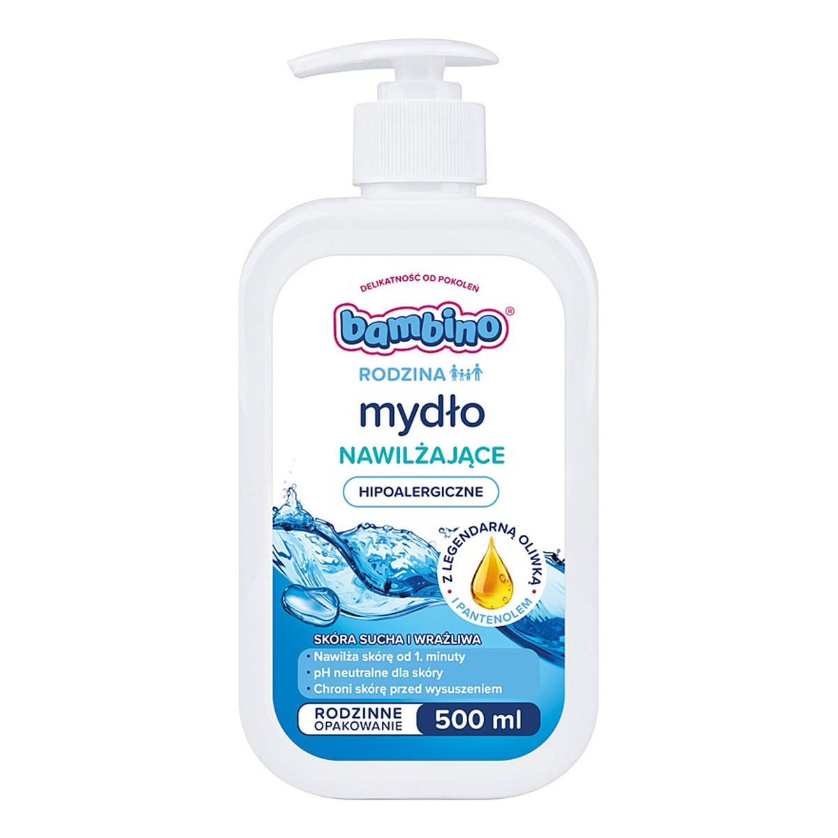 Bambino Rodzina mydło do rąk nawilżające 500ml