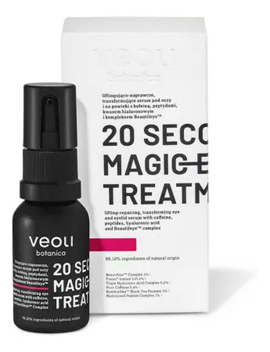 20 seconds magic eye treatment liftingująco-naprawcze serum pod oczy i na powieki