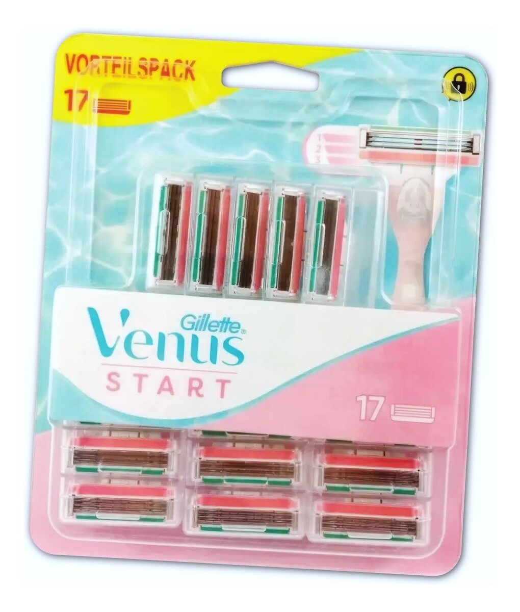 Start Ostrza Nożyki Wkłady do maszynki 17szt.