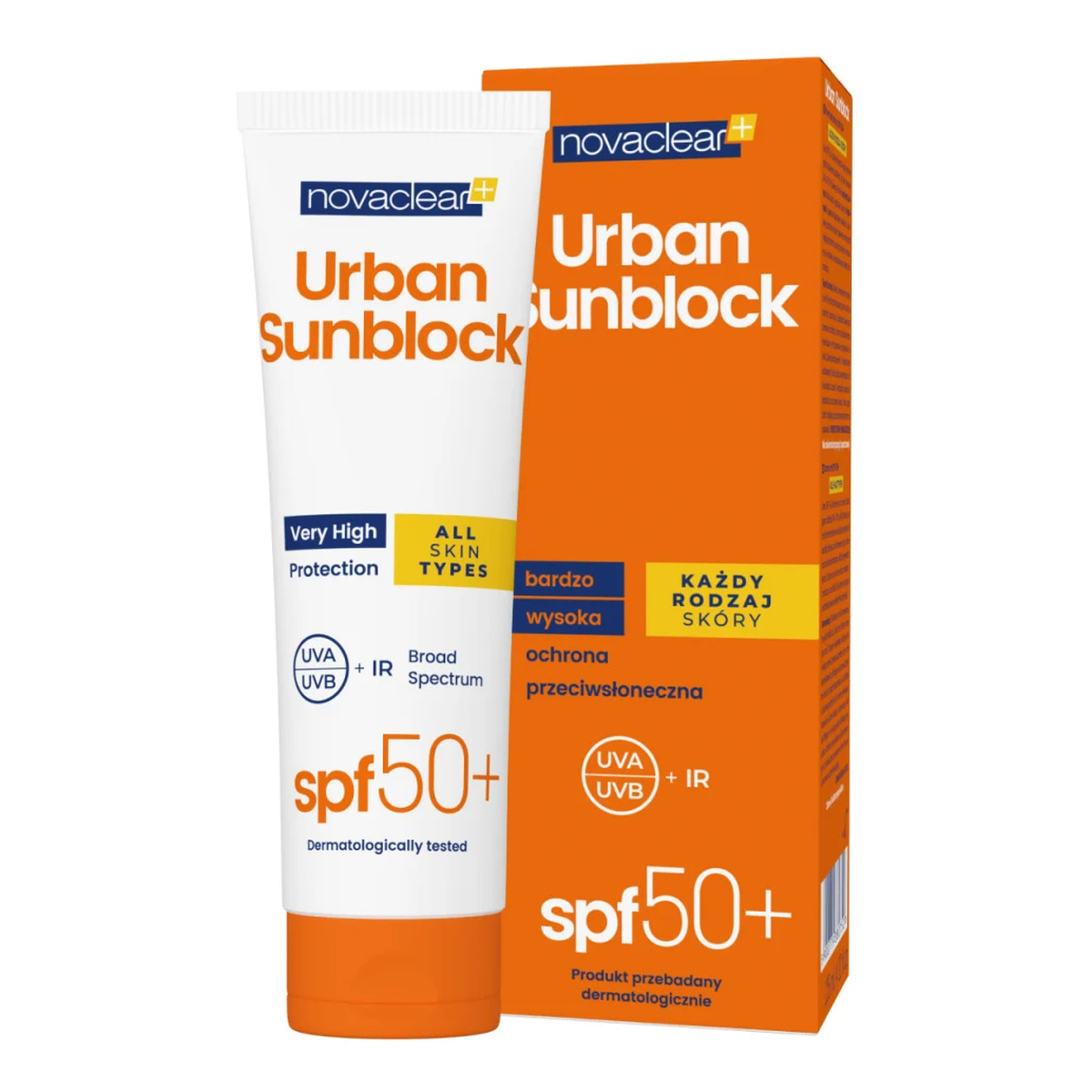 Novaclear Urban Sunblock Krem ochronny SPF 50+ 125ml