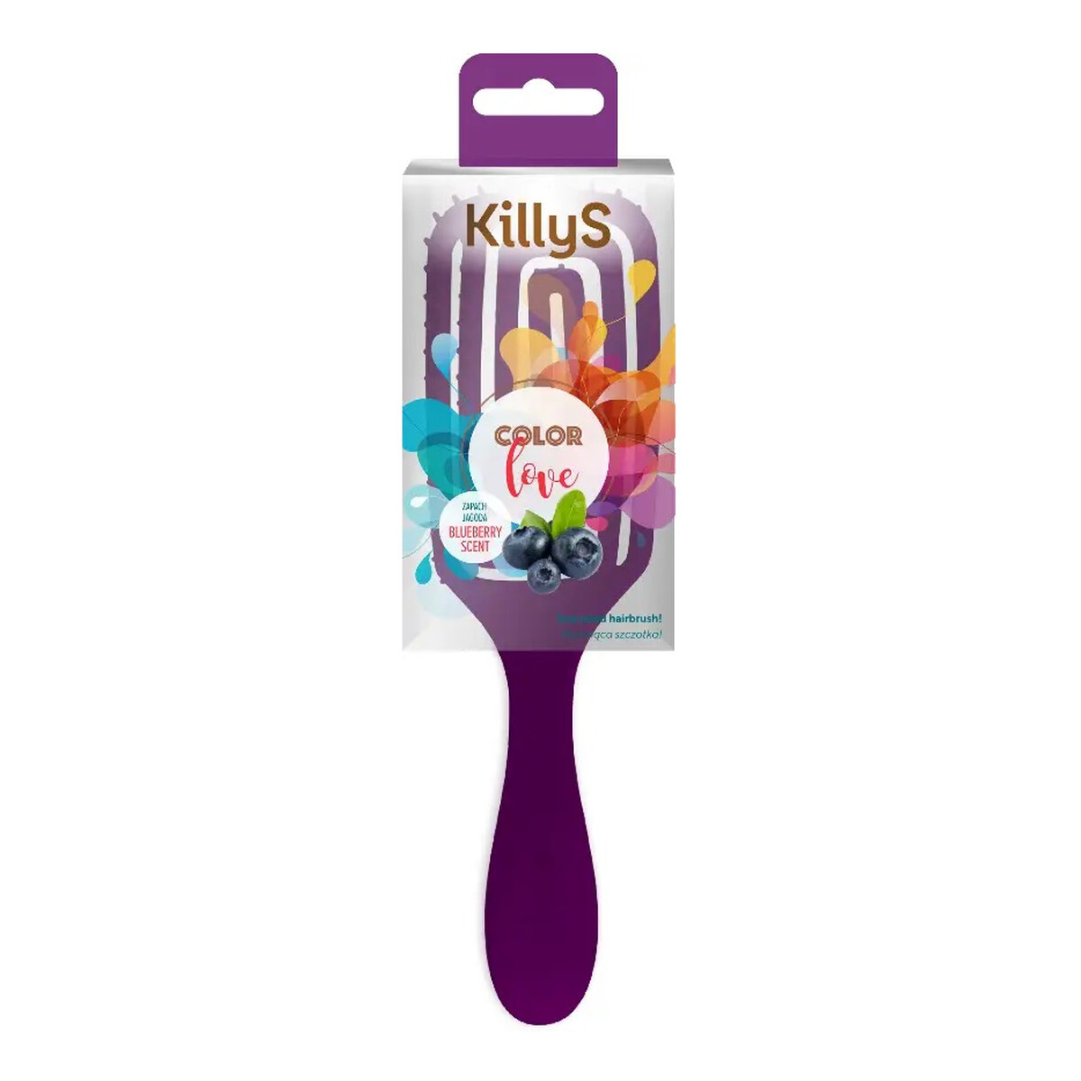 KillyS Color love pachnąca szczotka do włosów jagoda