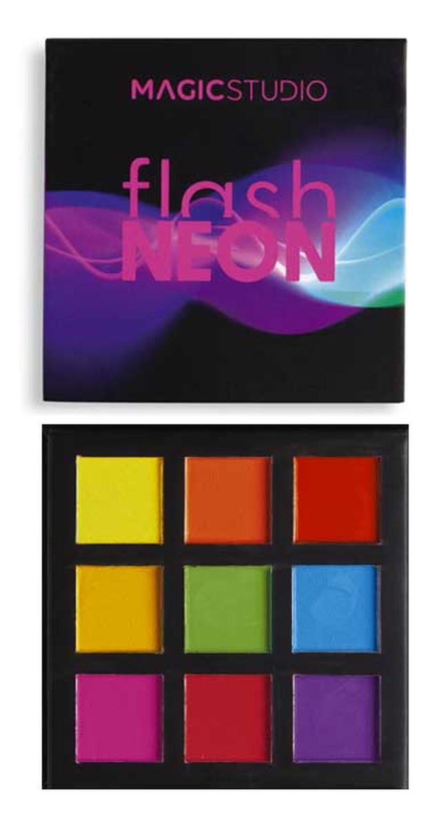 Paleta cieni do powiek Magic Studio Neon 9 matowych odcieni