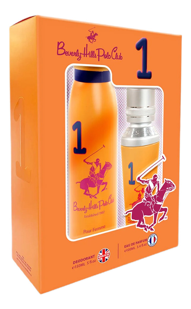 Zestaw woda perfumowana spray 100ml + dezodorant spray 150ml