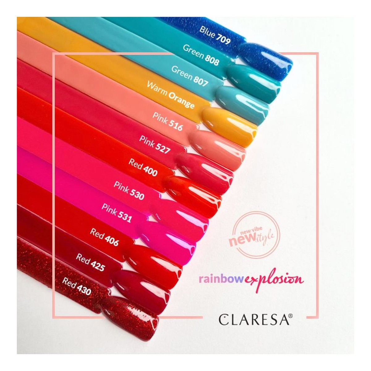 Claresa Pink Lakier hybrydowy 5ml