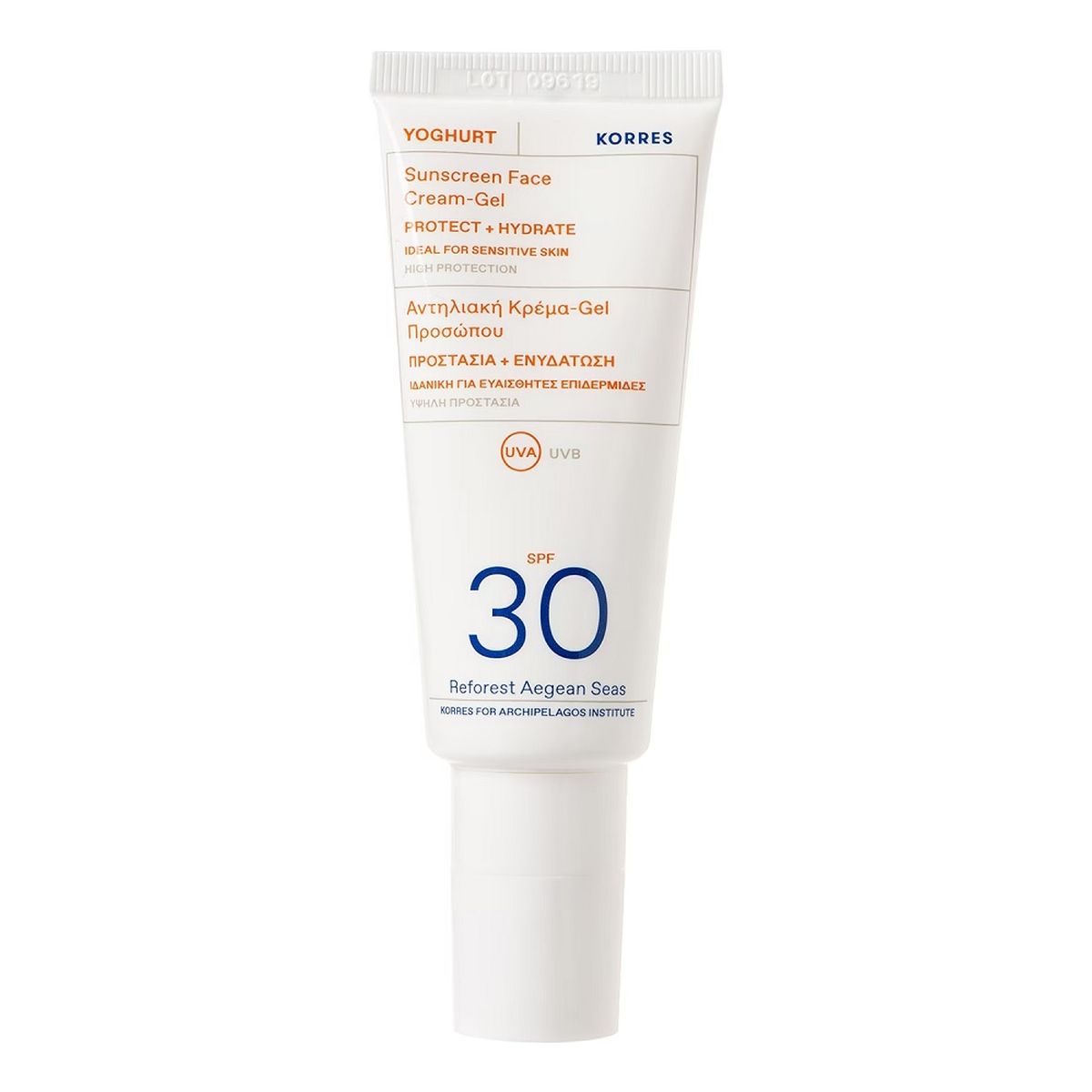 Korres Yoghurt Sunscreen Face Cream-Gel Krem-żel ochronny do twarzy spf30 40ml