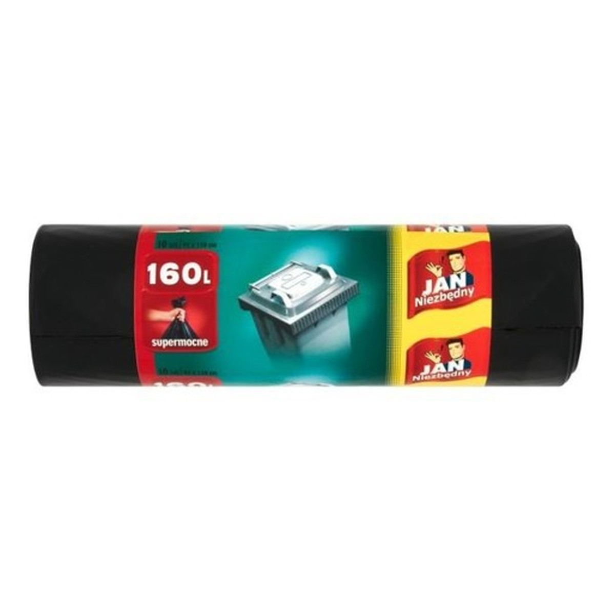 Jan Niezbędny Worki na śmieci 160l - 10 sztuk 1000g