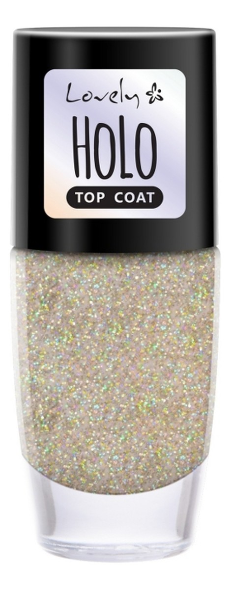 Top Coat holograficzny top do paznokci