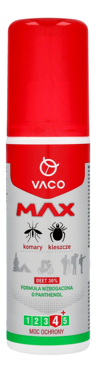 MAX Płyn na komary i kleszcze DEET 30%