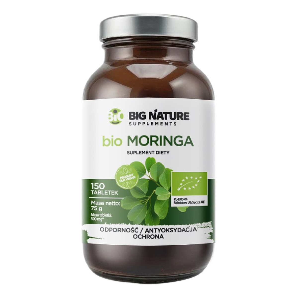 Big Nature Bio moringa suplement diety 150 tabletek