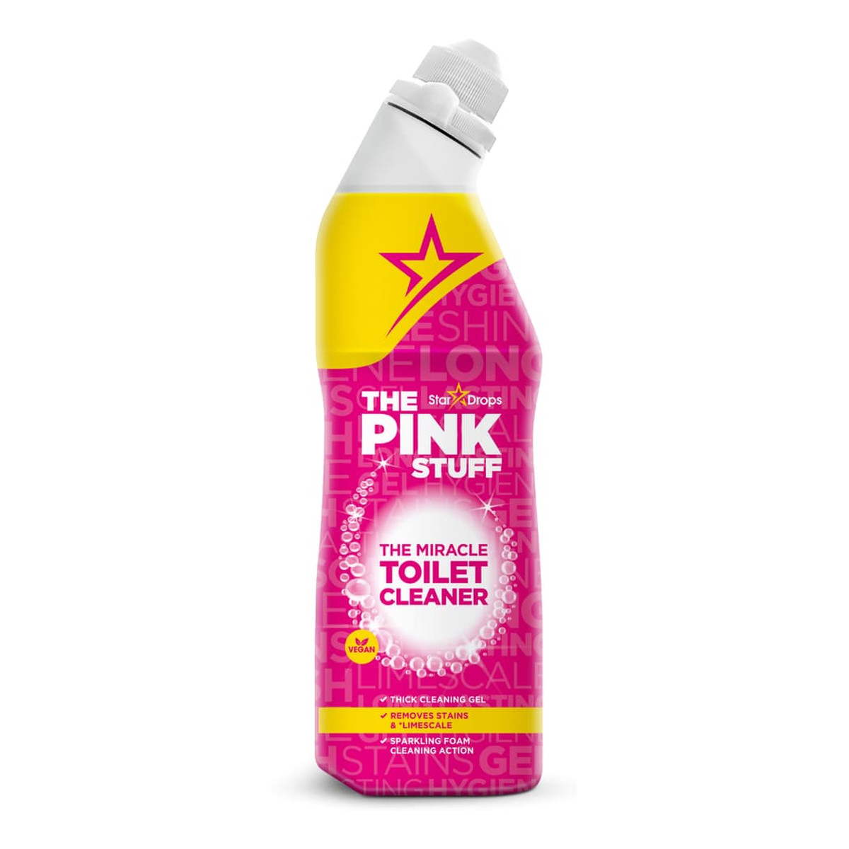 Star Drops The Pink Stuff Toilet Gel Żel do toalet 750ml
