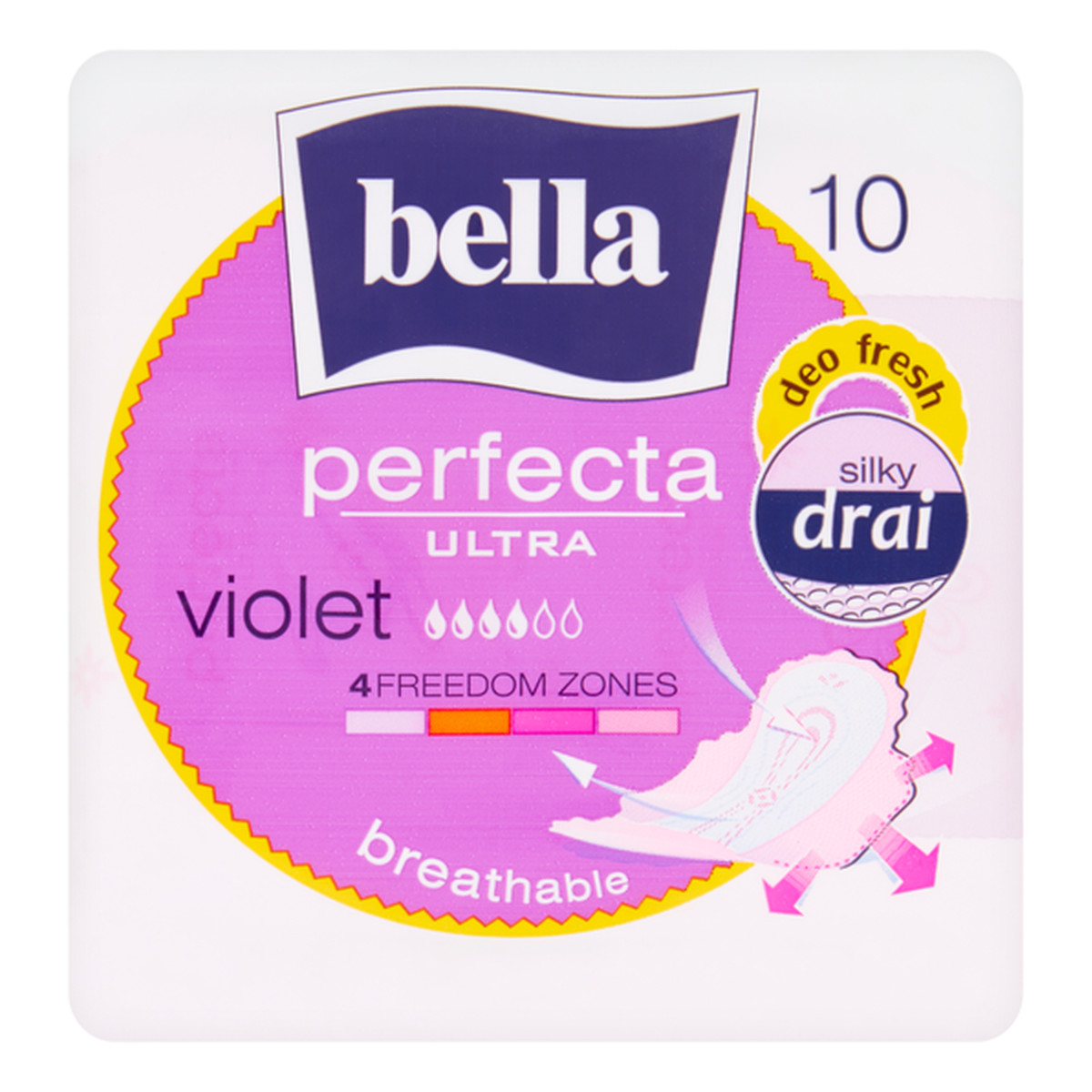 Bella Perfecta Podpaski higieniczne Ultra Violet 10 sztuk