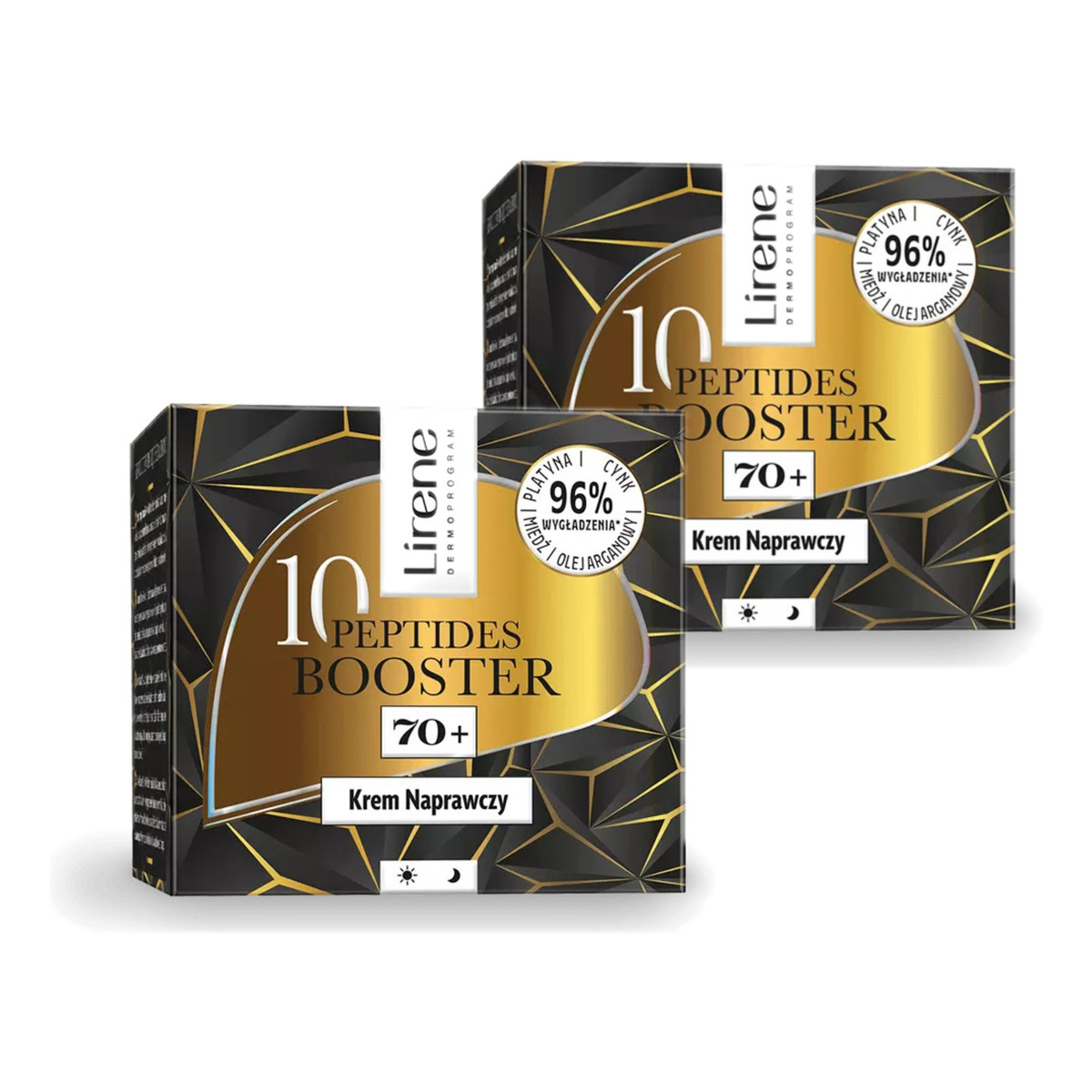 Lirene 10 Peptides Booster Krem naprawczy 70+ 2x50ml