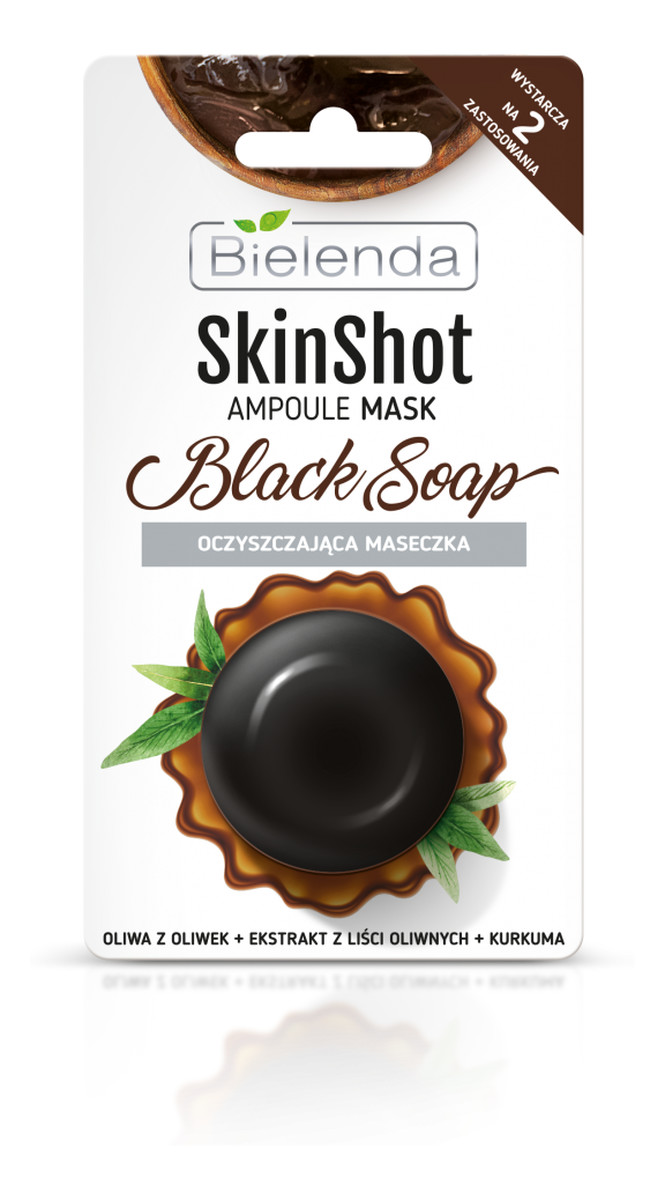 oczyszczająca maseczka do twarzy Black Soap