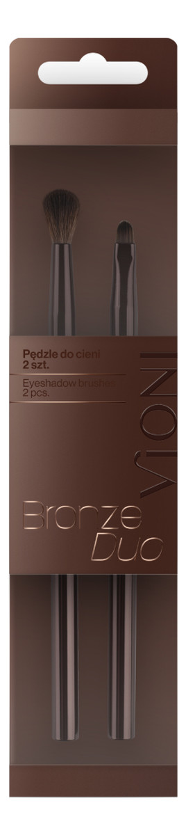 Bronze Duo pędzle do cieni 2szt.