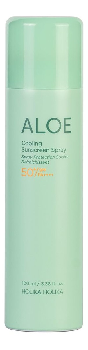 Aloe cooling sunscreen spray spf50+ pa++++ aloesowy chłodzący spray przeciwsłoneczny
