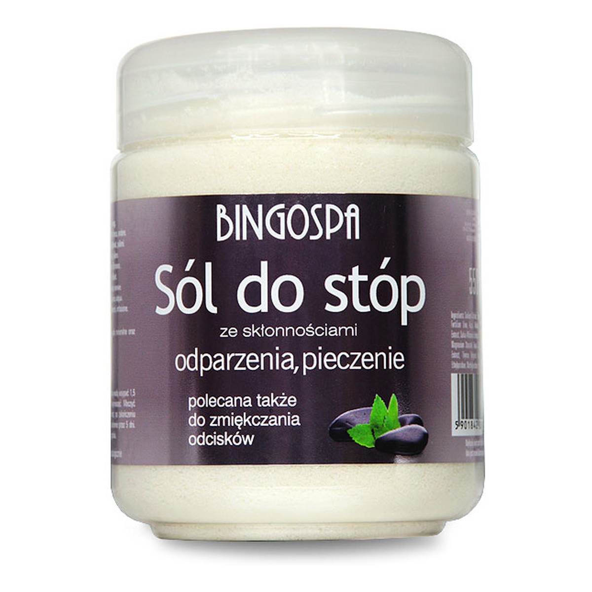 BINGOSPA Sól do stóp ze skłonnościami do odparzenia i pieczenie 550g