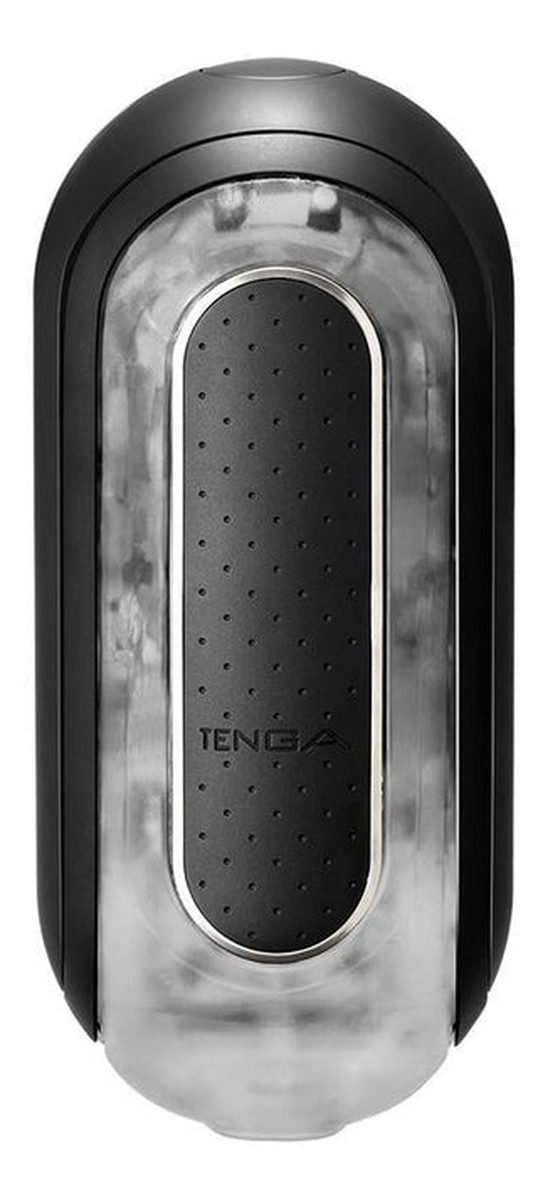 Flip zero ev masturbator wielokrotnego użytku wibrujący black