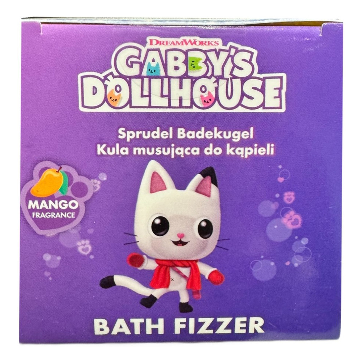 Gabby's Dollhouse Kula musująca do kąpieli mango 165g