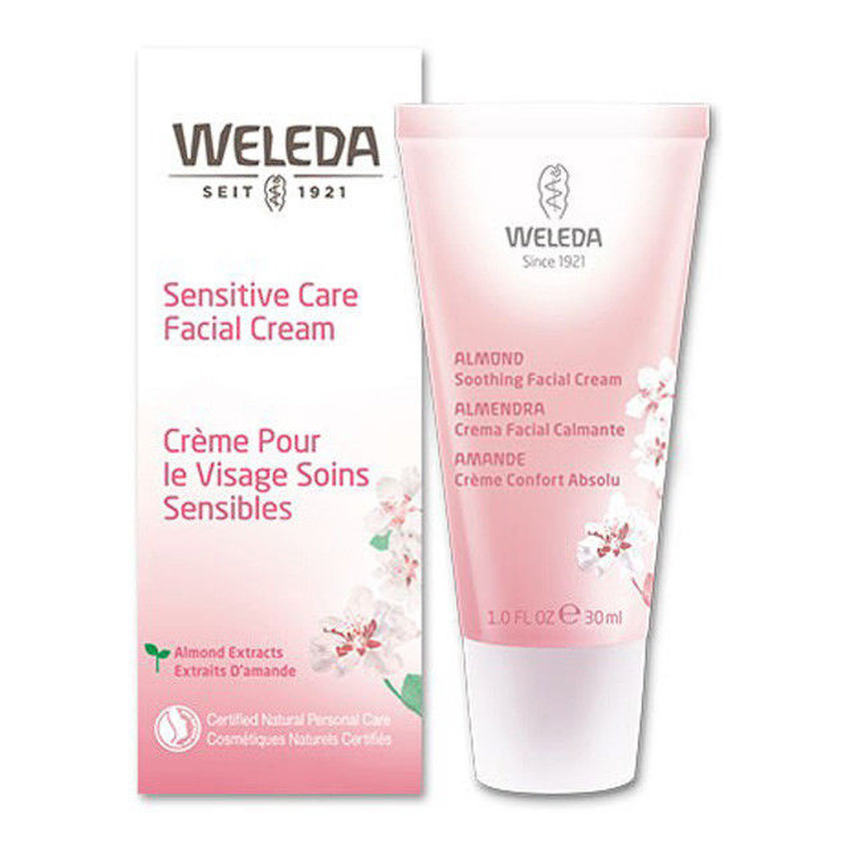 Weleda Mandel Almond Soothing Facial Cream krem kojący do twarzy z migdałami 30ml