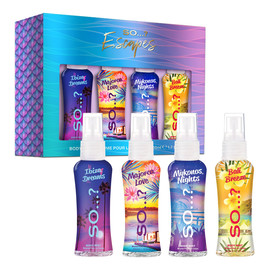 Zestaw mgiełki do ciała ibiza dreams, majorca love, mykonos nights, bali breeze 4 x 50 ml