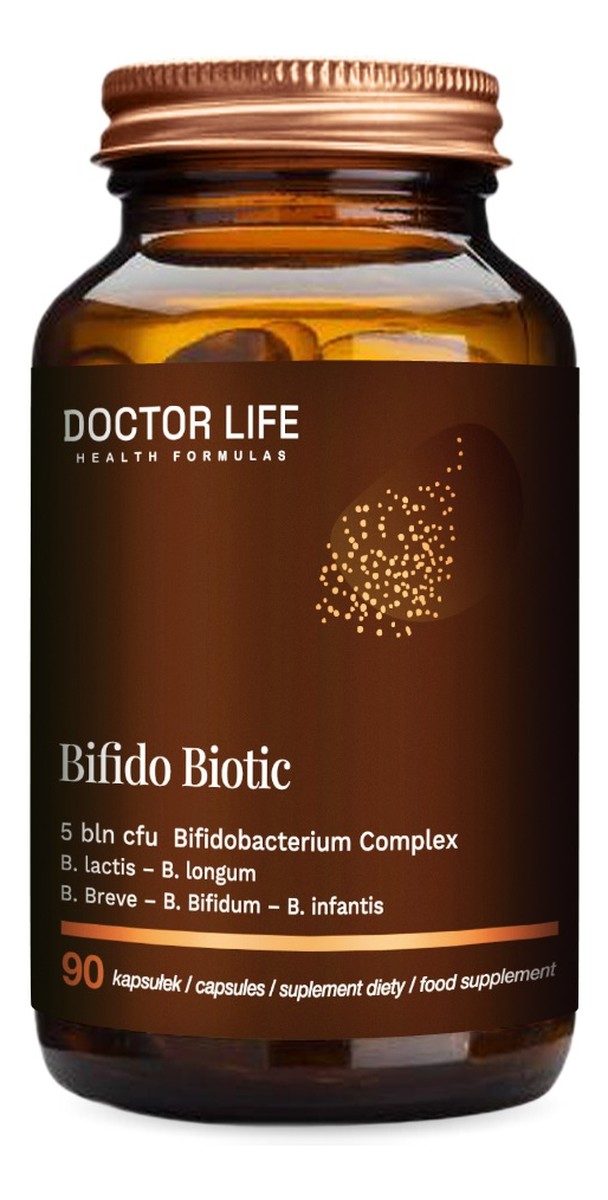 Bifido biotic wsparcie mikrobioty jelitowej suplement diety 90 kapsułek