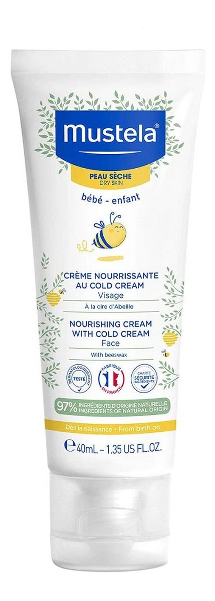 Nourishing Cream With Cold Cream nawilżający i relaksujący krem dla dzieci