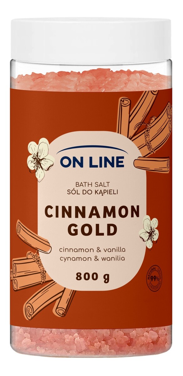 Sól do kąpieli Cinnamon Gold