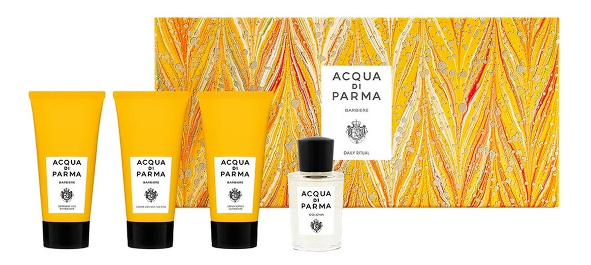 Zestaw colonia woda kolońska 20ml + żel do mycia twarzy 40ml + krem do golenia 40ml + krem do twarzy 40ml