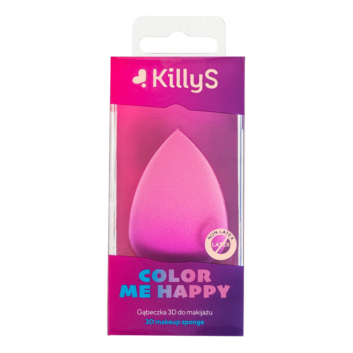 KillyS Color Me Happy Gąbeczka 3D do makijażu Różowa