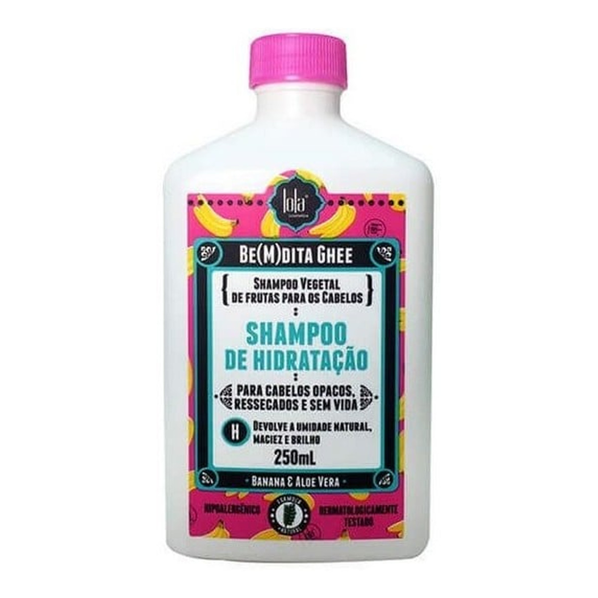 Lola Cosmetics Be(M)Dita Ghee Nawilżająca maska do włosów z Bananem i Aloesem 250ml