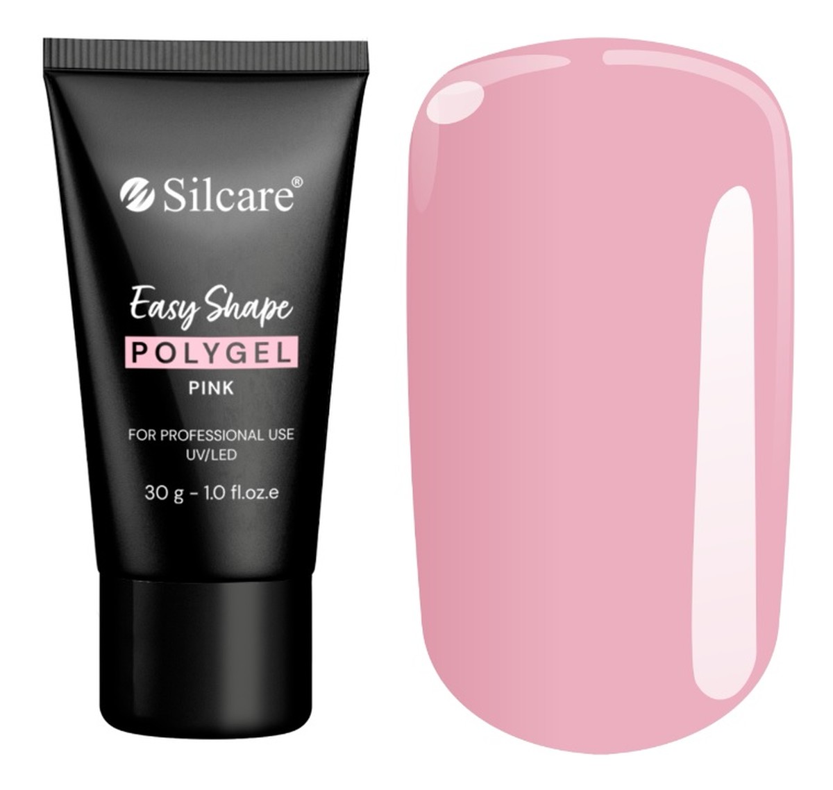 Easy shape polygel akrylożel do paznokci pink