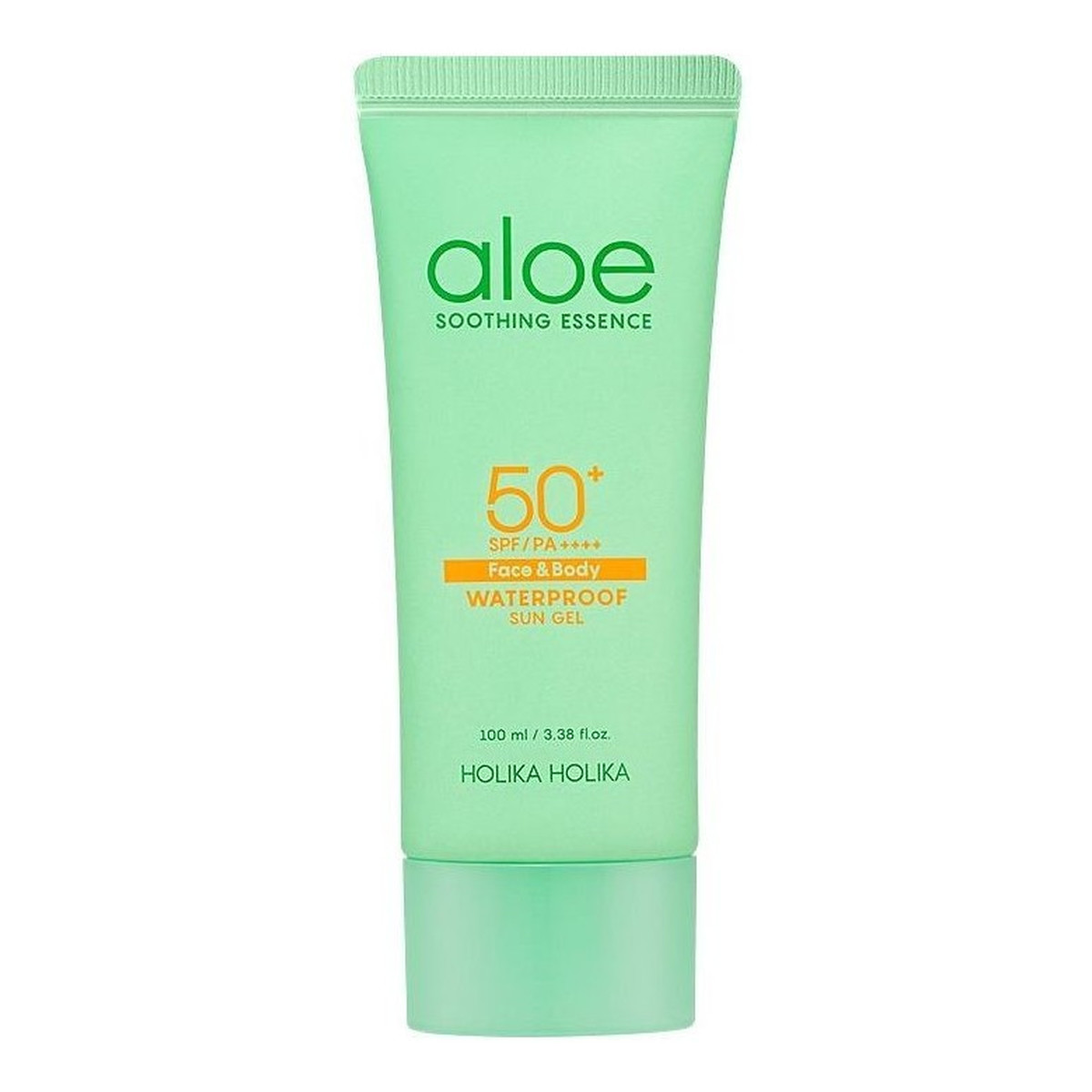 Holika Holika Aloe Soothing Essence Waterproof Sun Cream SPF50+ Wodoodporny żel przeciwsłoneczny z aloesem i wysokim filtrem do twarzy i ciała 100ml