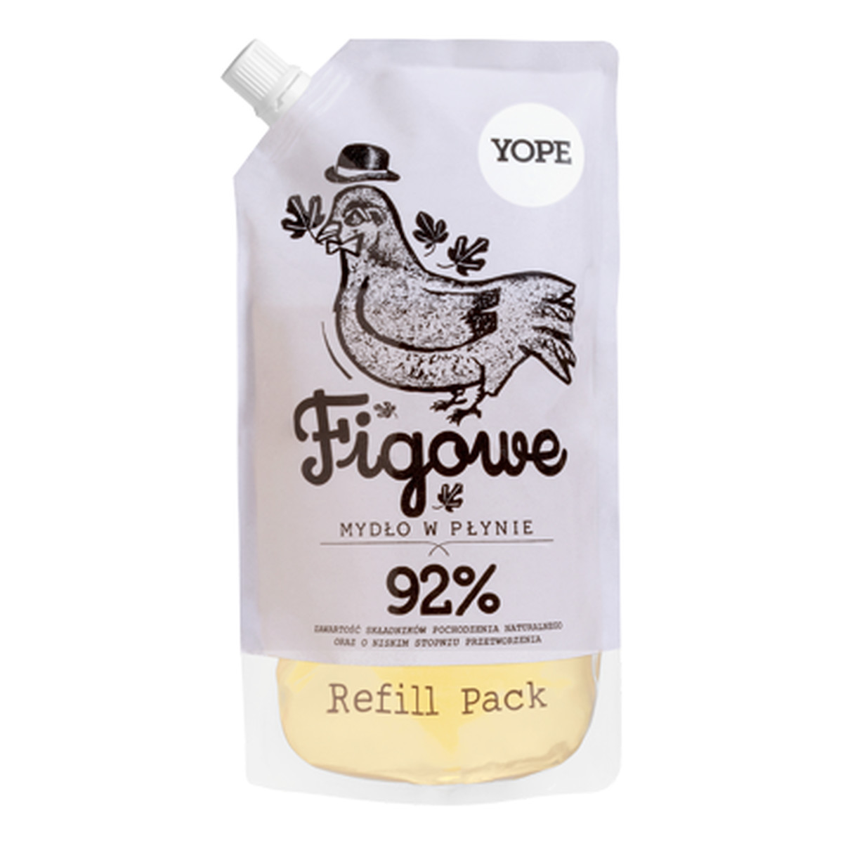 Yope Figowe Mydło w Płynie Naturalne Zapas 500ml