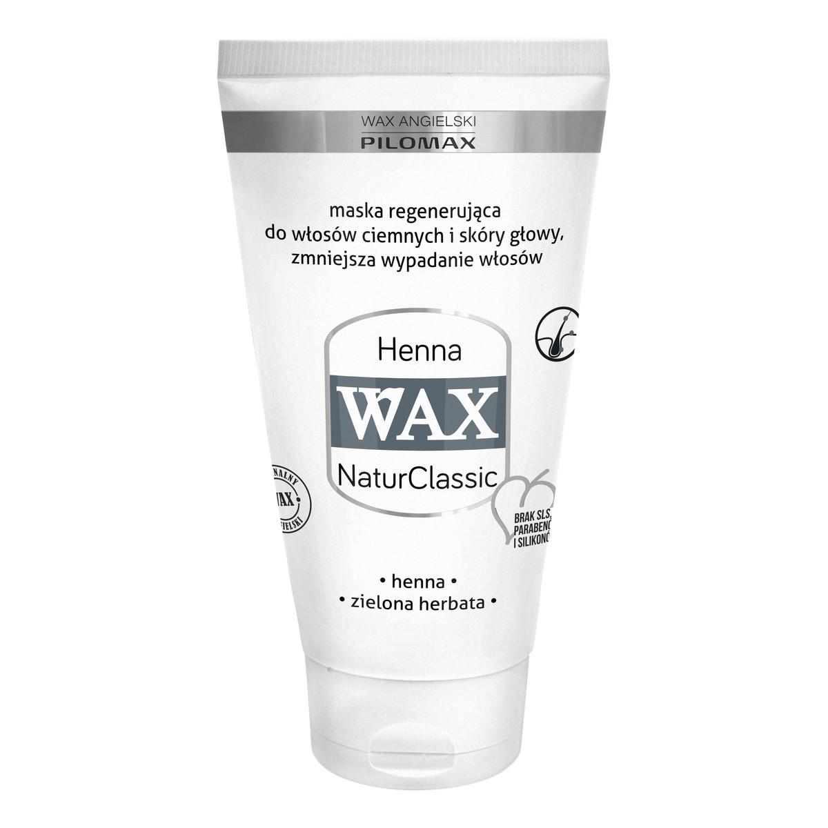 Pilomax Wax Henna Natur Classic Maska Regenerująca Do Włosów Ciemnych Suchych i Zniszczonych 70g
