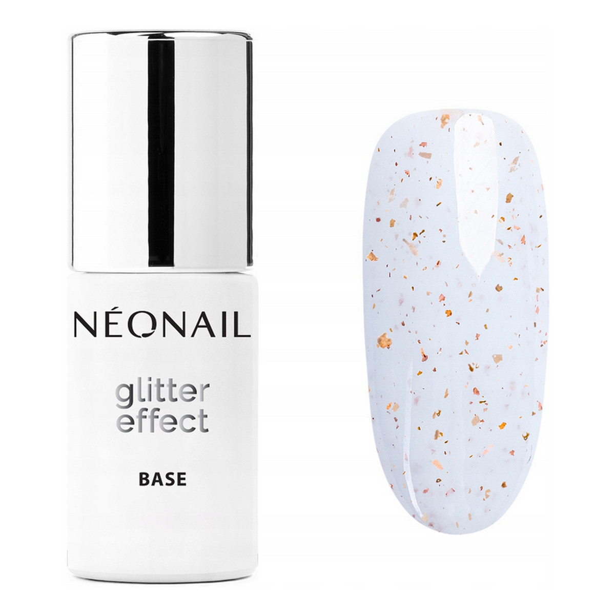 NeoNail Glitter Effect Baza hybrydowa 7ml