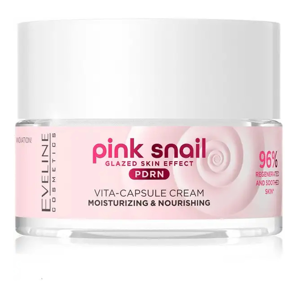Eveline Pink Snail Glazed Skin Effect Nawilżająco–odżywczy krem do twarzy Dzień/Noc 50ml