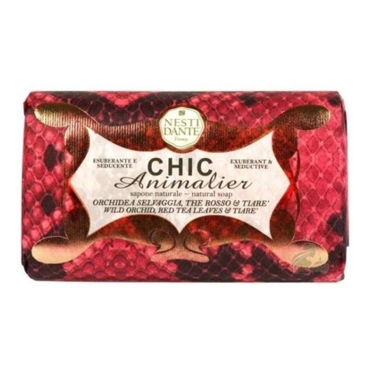 Nesti Dante Chic Animalier Mydło toaletowe czerwony pyton 250g