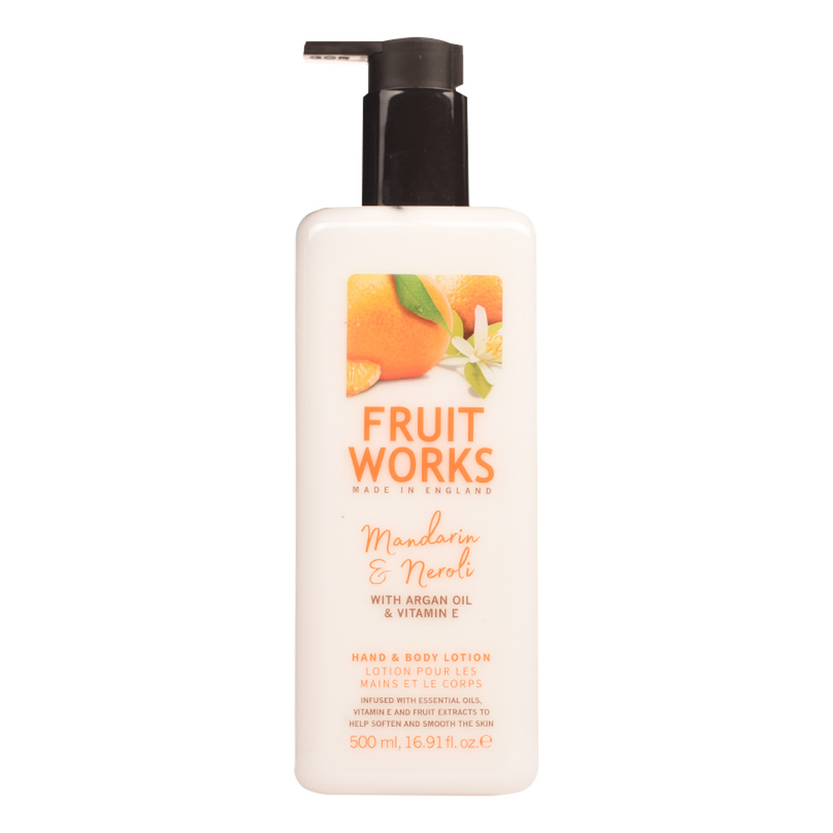 Grace Cole Fruit Works balsam do rąk i ciała Mandarynka & Neroli 500ml