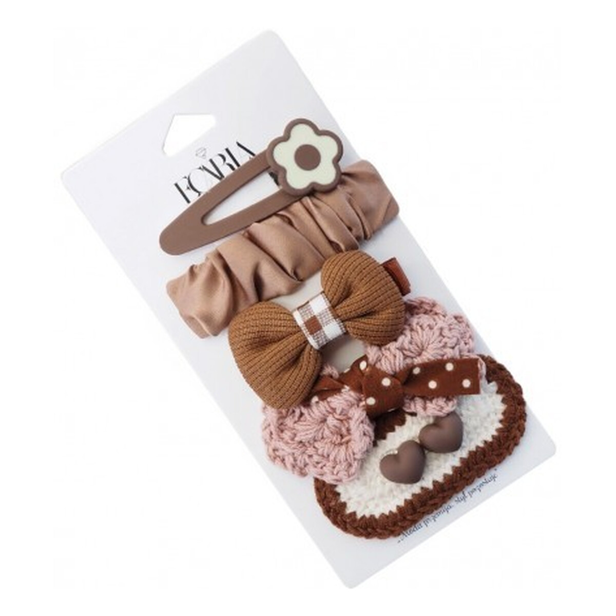 Ecarla Spinki do włosów (sp243) 1op-5szt