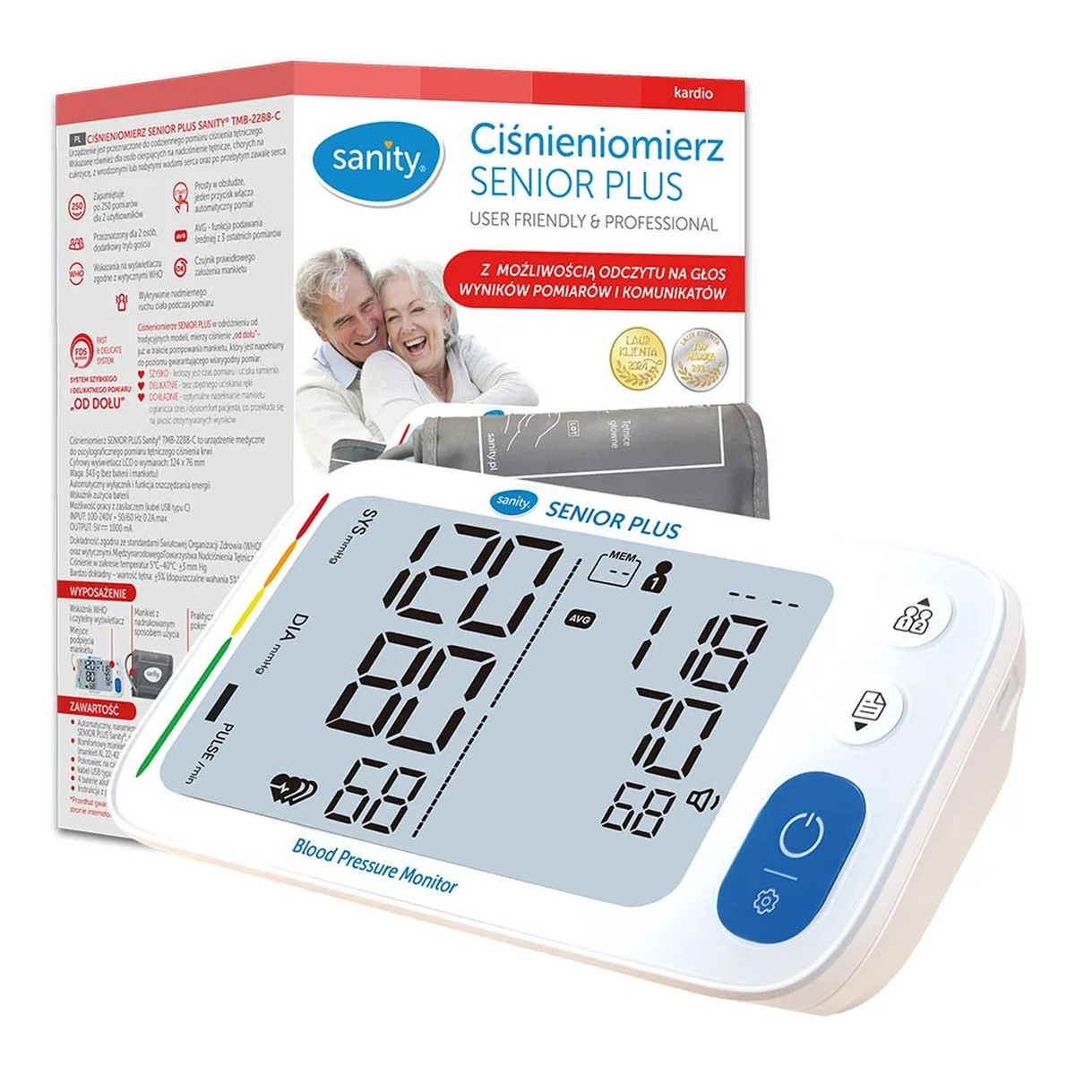 Sanity Senior PLUS ciśnieniomierz TMB-2288-C